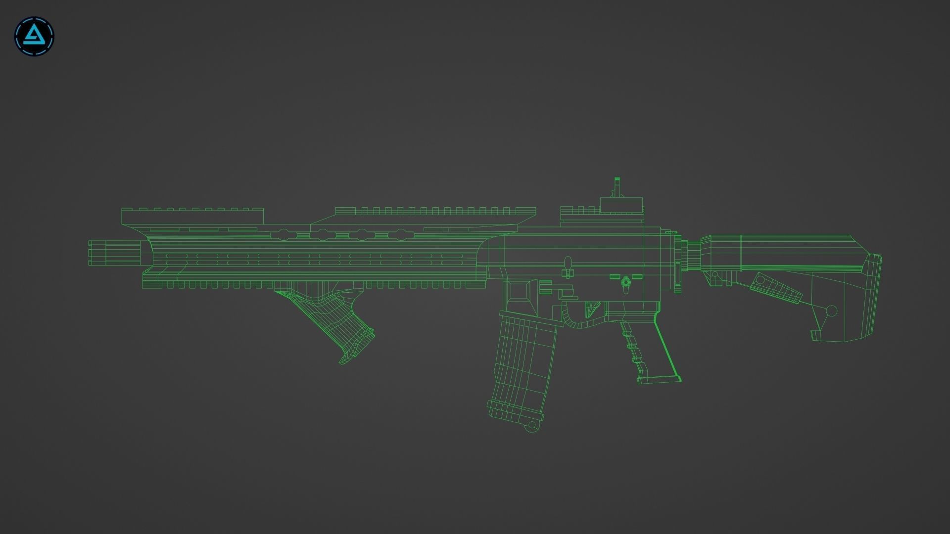 Weapon Pack Low-poly 3D model_95