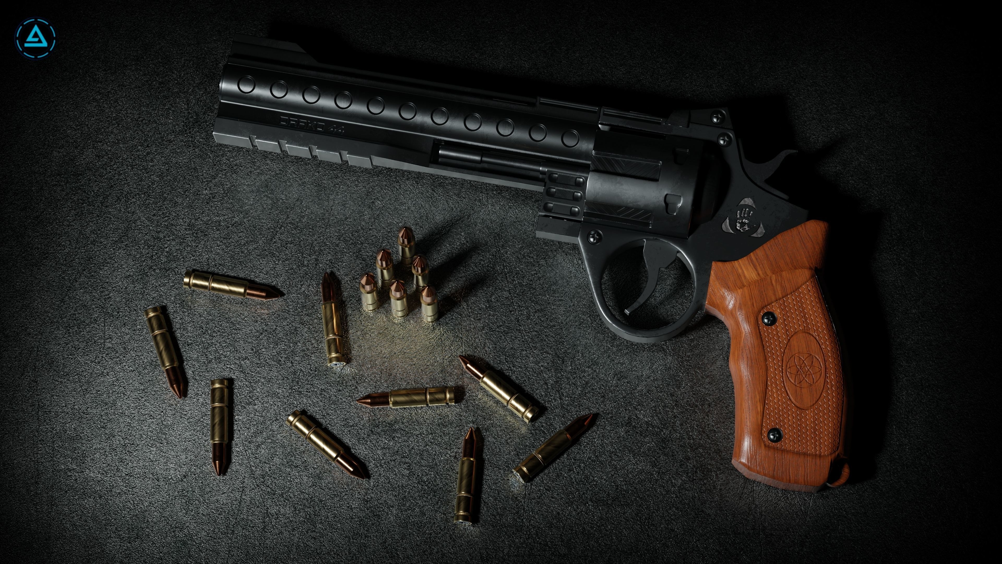 Weapon Pack Low-poly 3D model_41