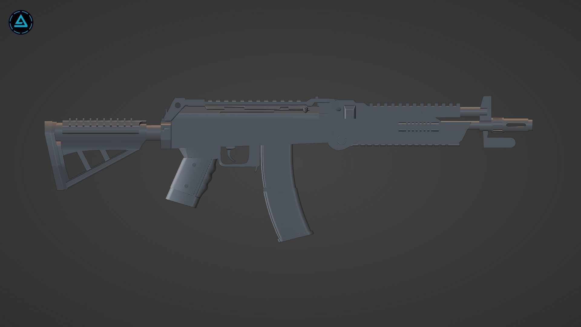 Weapon Pack Low-poly 3D model_6