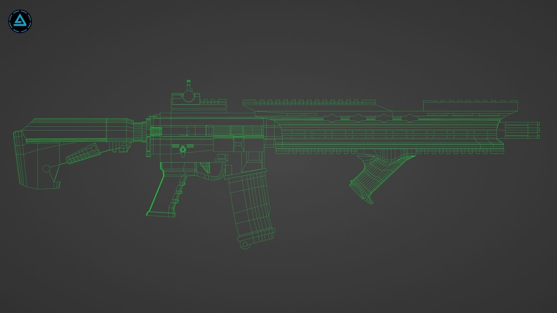 Weapon Pack Low-poly 3D model_98