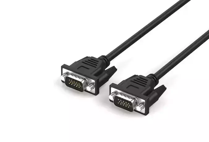 Connector VGA 3D model 3D model