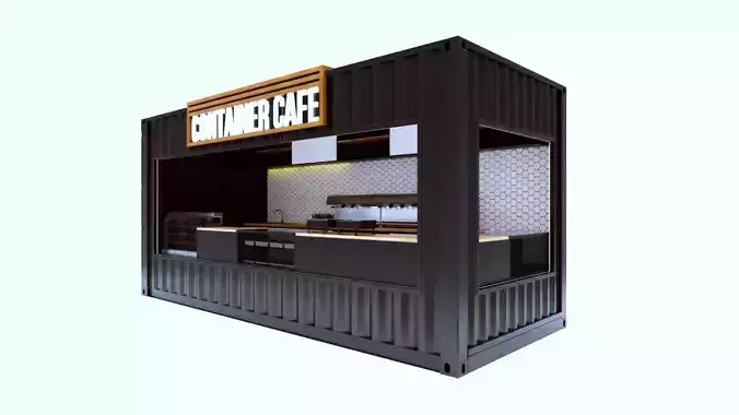 Container Cafe 3D model