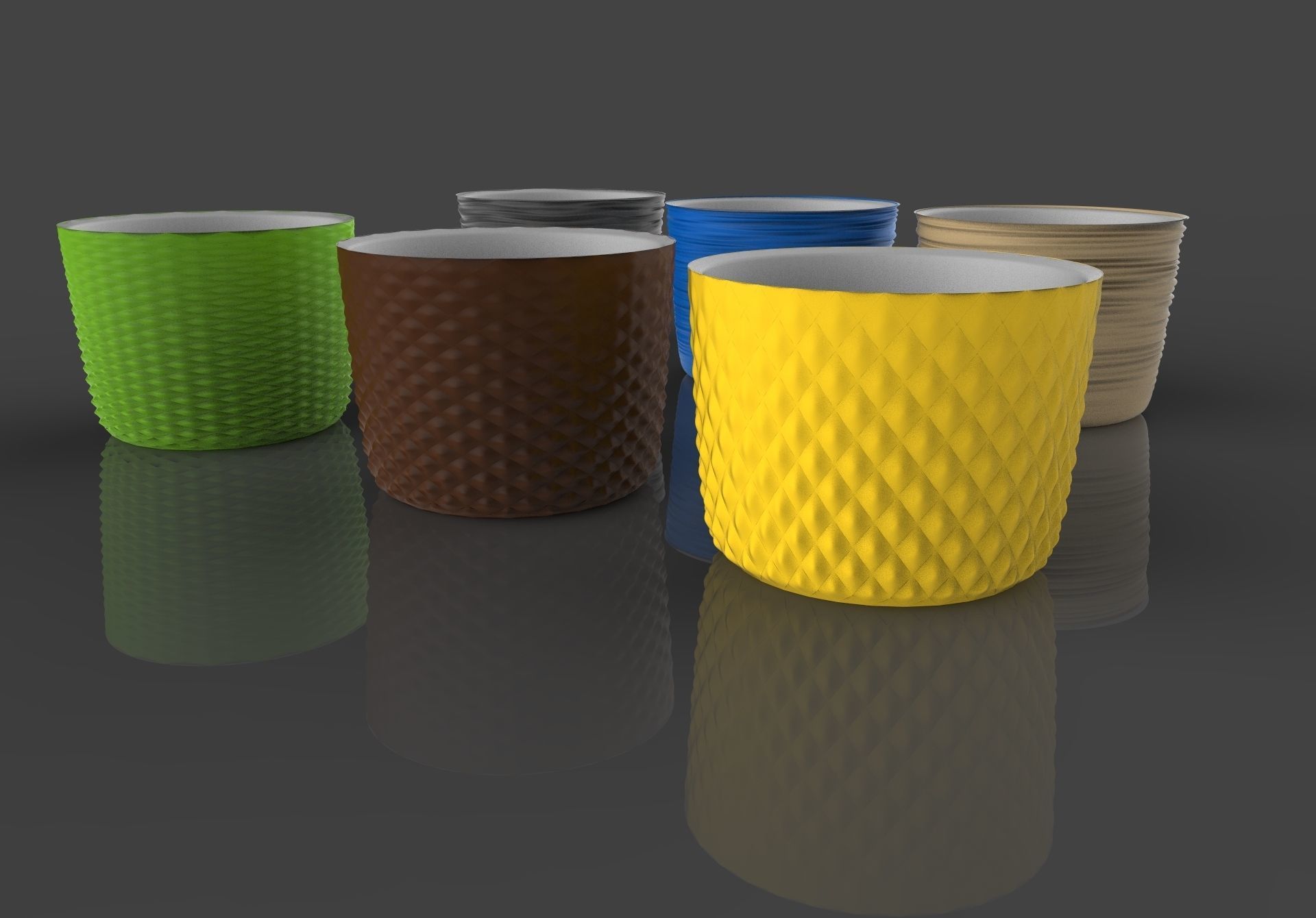 3d model of Pot holder for plants 3D print model_2