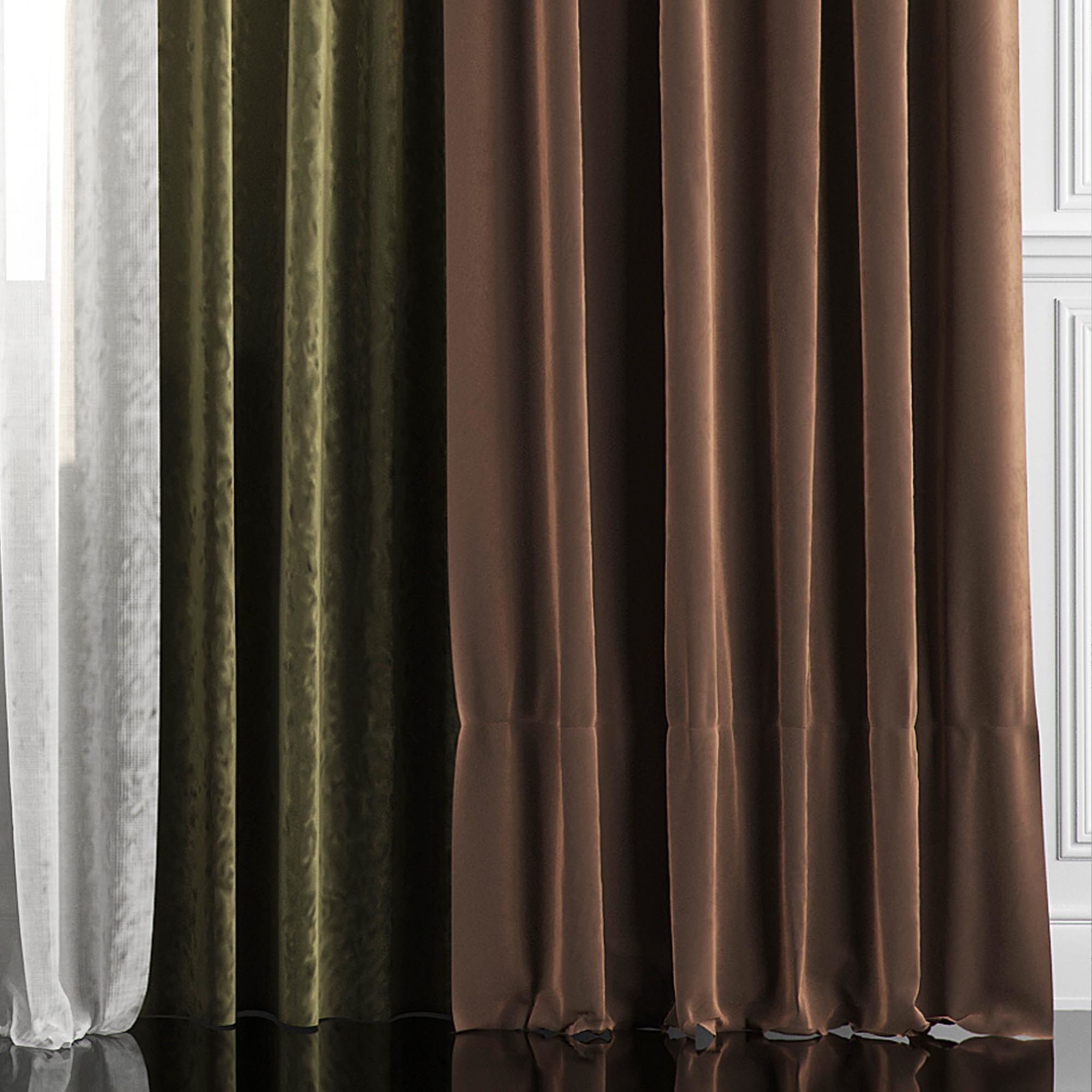Curtain Set 25 3D model_3
