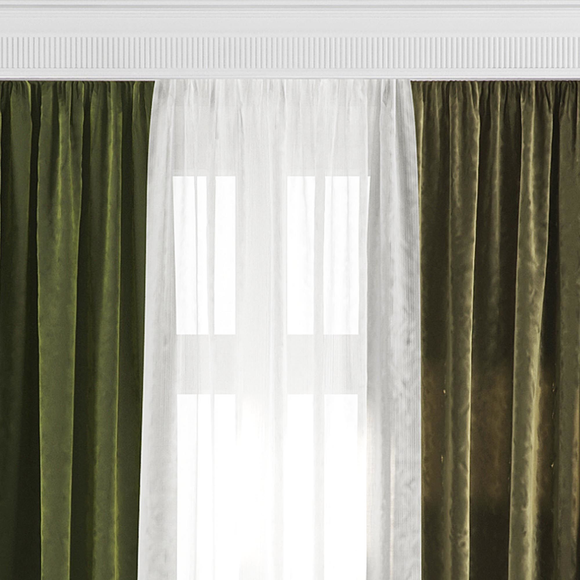 Curtain Set 25 3D model_2