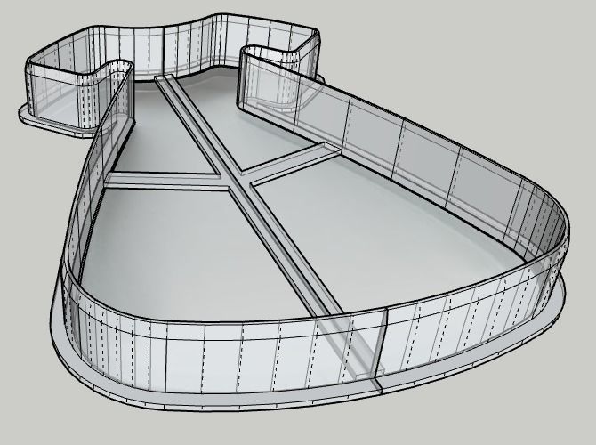 Dress Cookie Cutter 3D print model_1