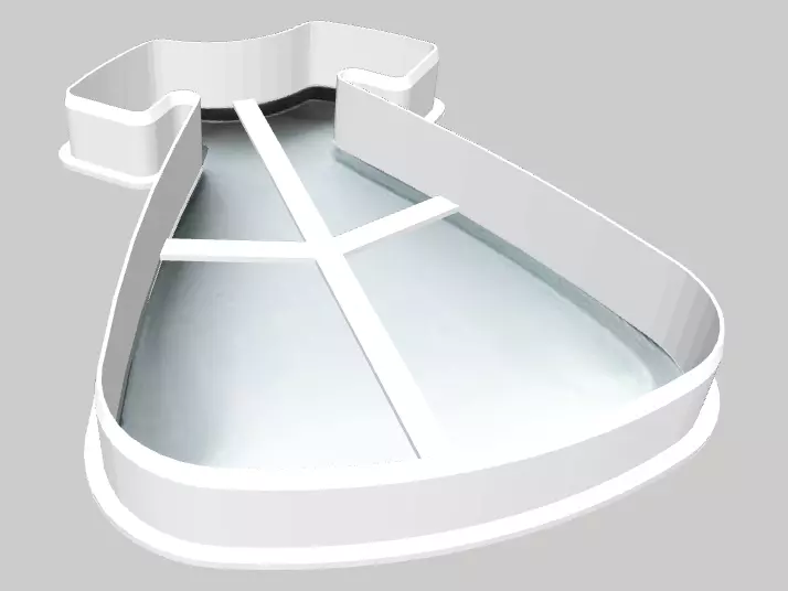 Dress Cookie Cutter 3D print model_0