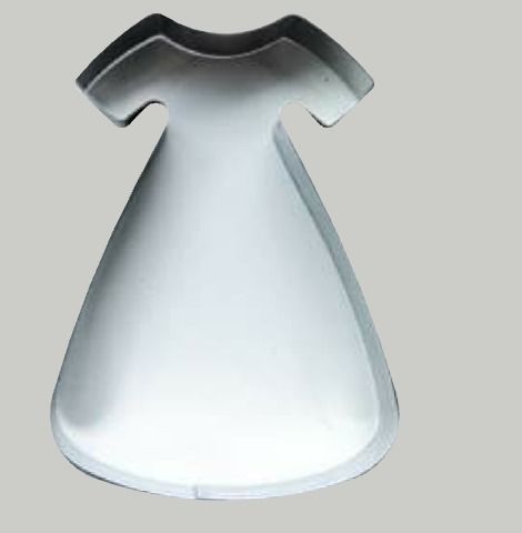 Dress Cookie Cutter 3D print model_3