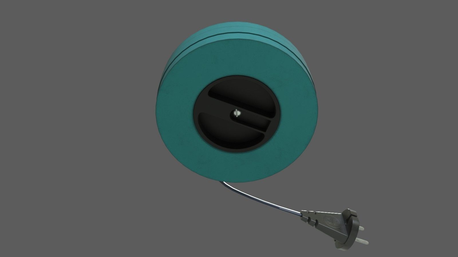 Old electrical extension cord made in USSR Low-poly 3D model_2