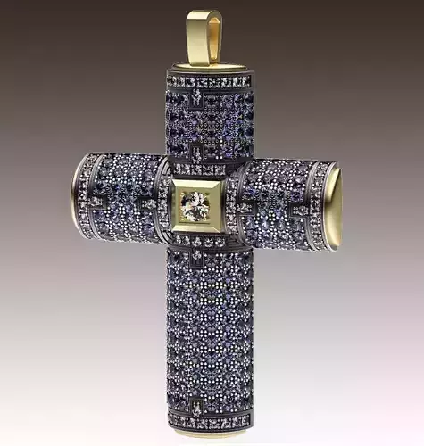 Cross Black and White