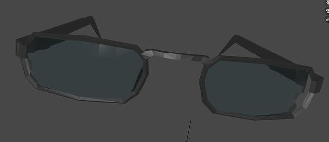 Wearable Lens Simple Free 3D model