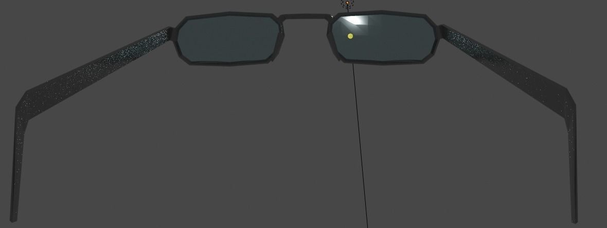 Wearable Lens Simple Free 3D model_1