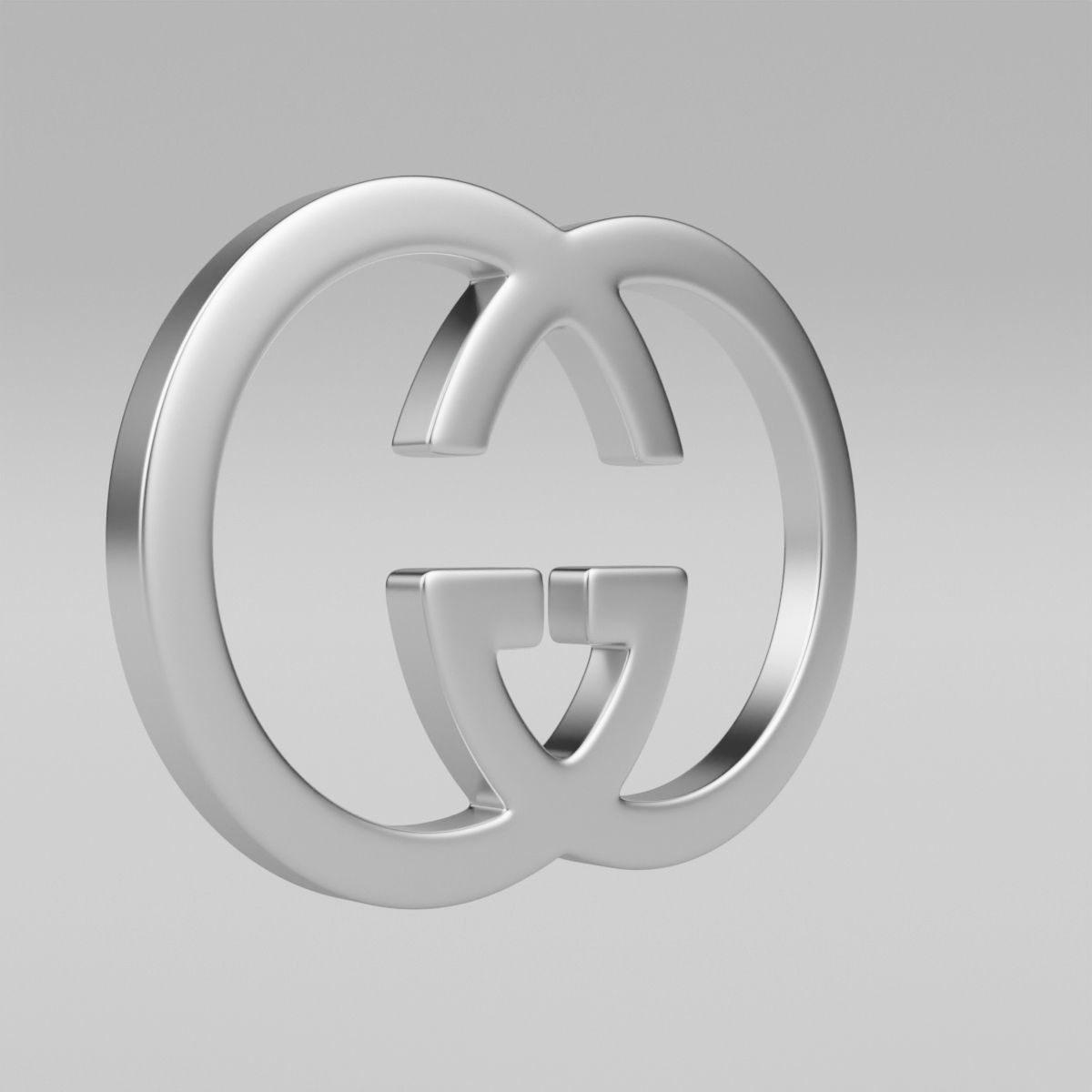 Gucci Logo 3D model_6
