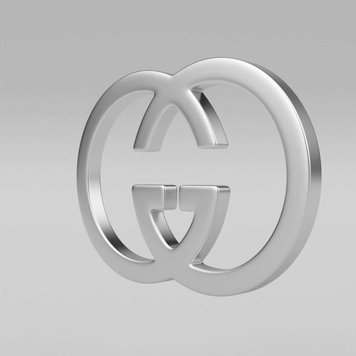 Gucci Logo 3D model_4