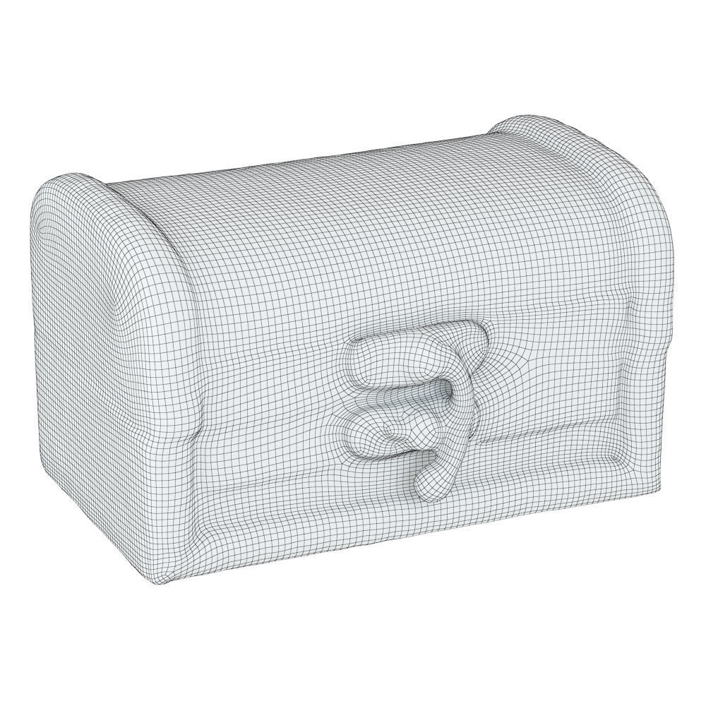 Decorative Chest 3D model_5