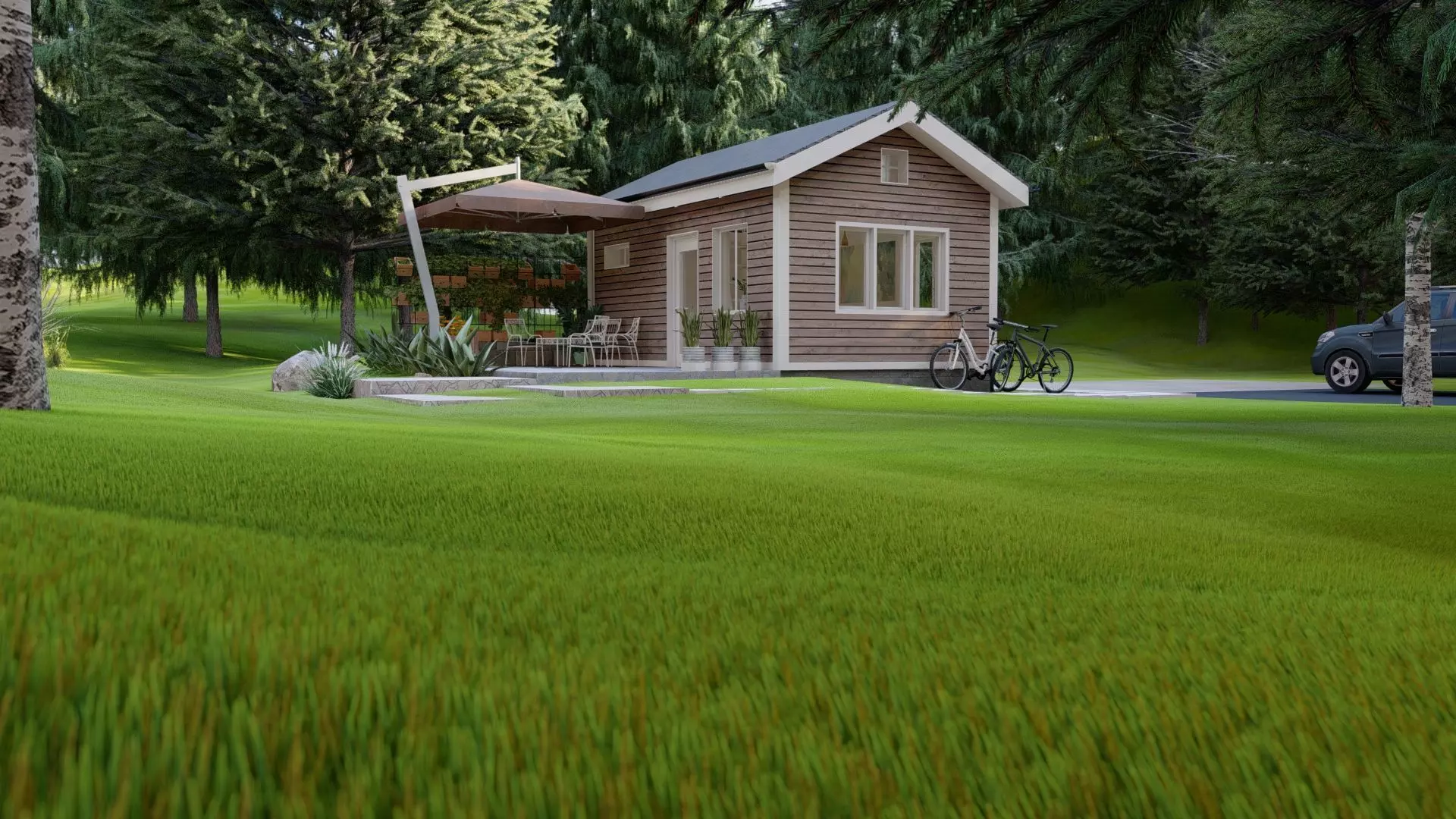 House - Exterior-Interior Scene 3D model 3D model_0