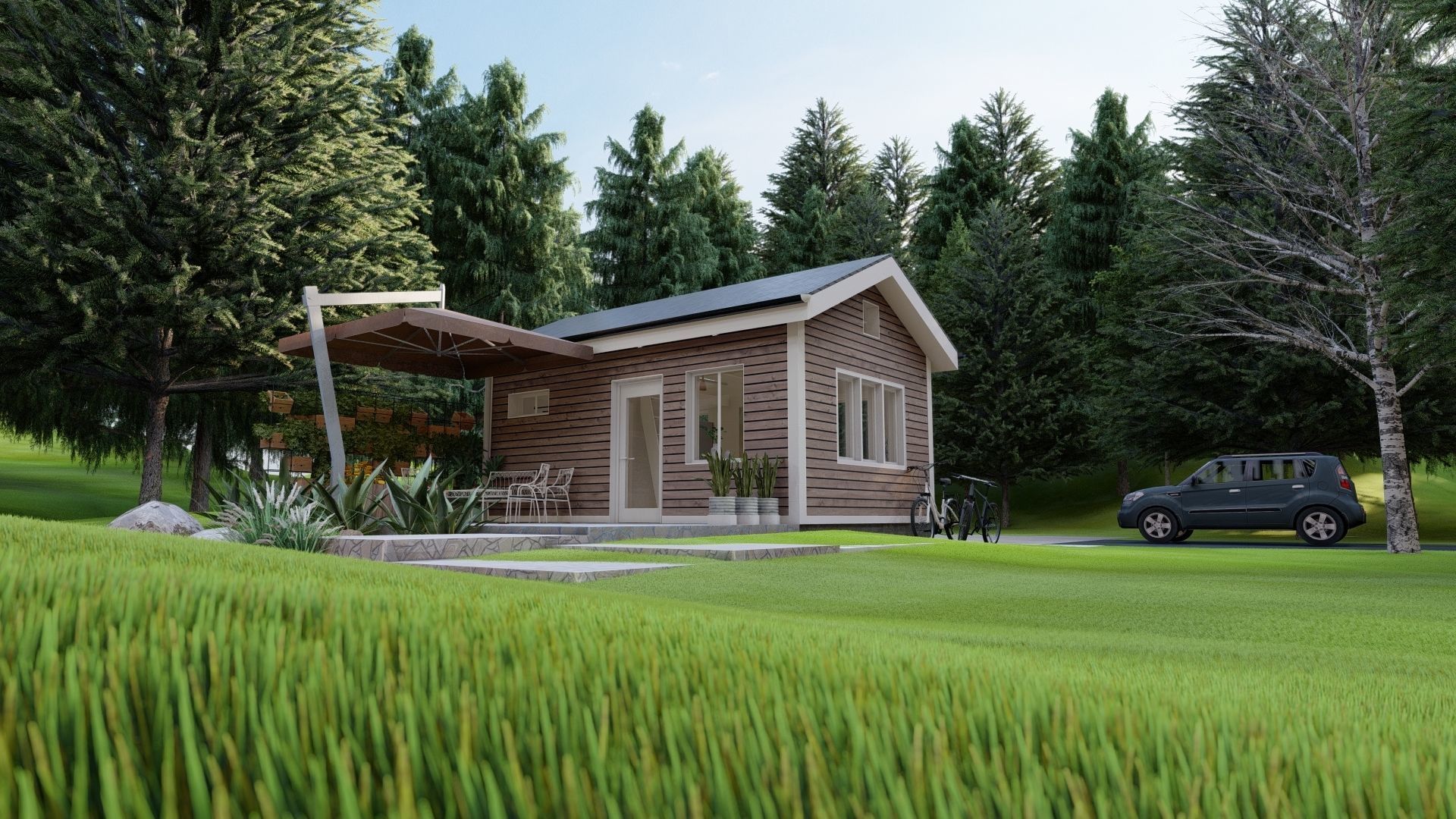 House - Exterior-Interior Scene 3D model 3D model_5