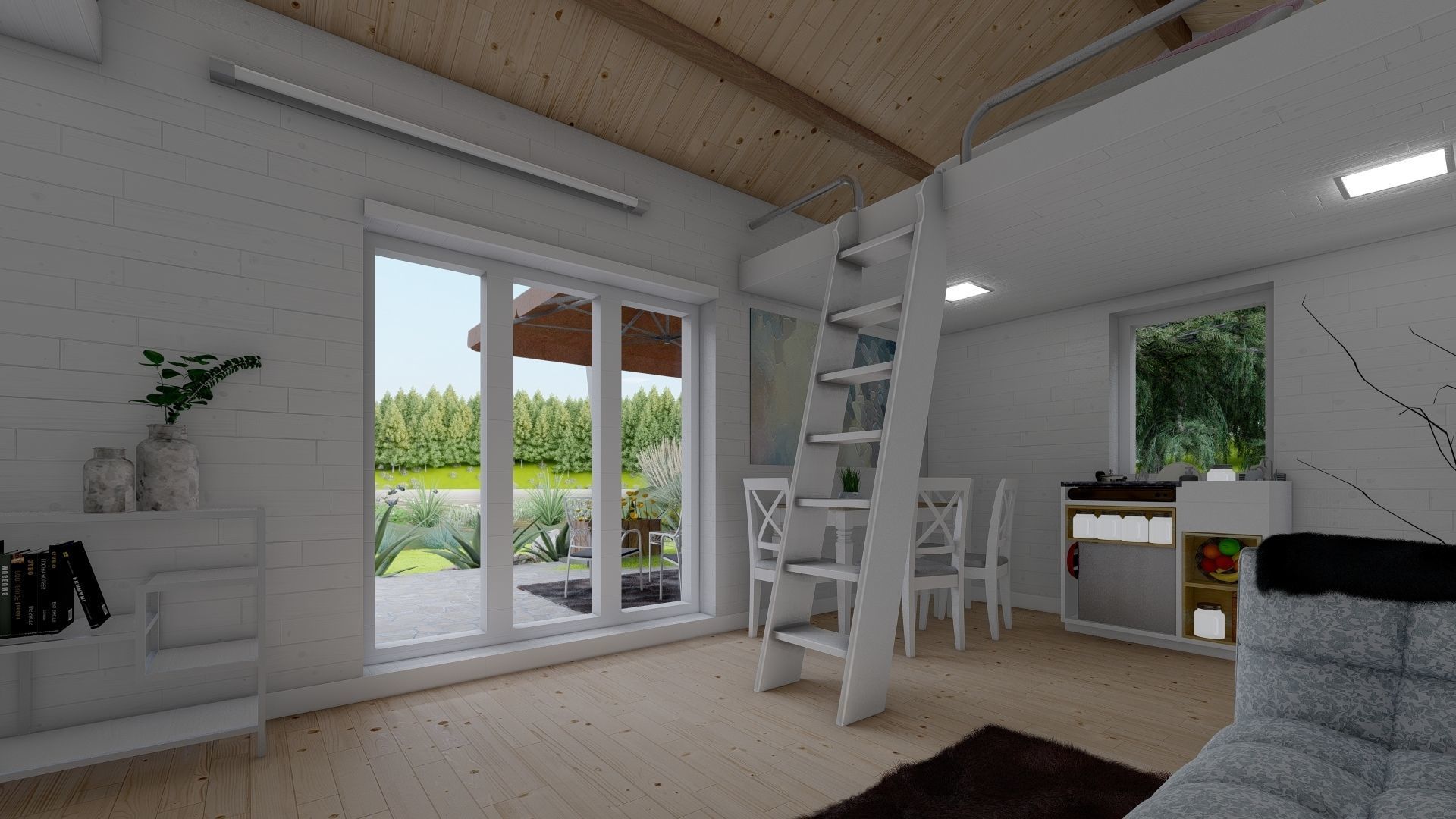 House - Exterior-Interior Scene 3D model 3D model_7