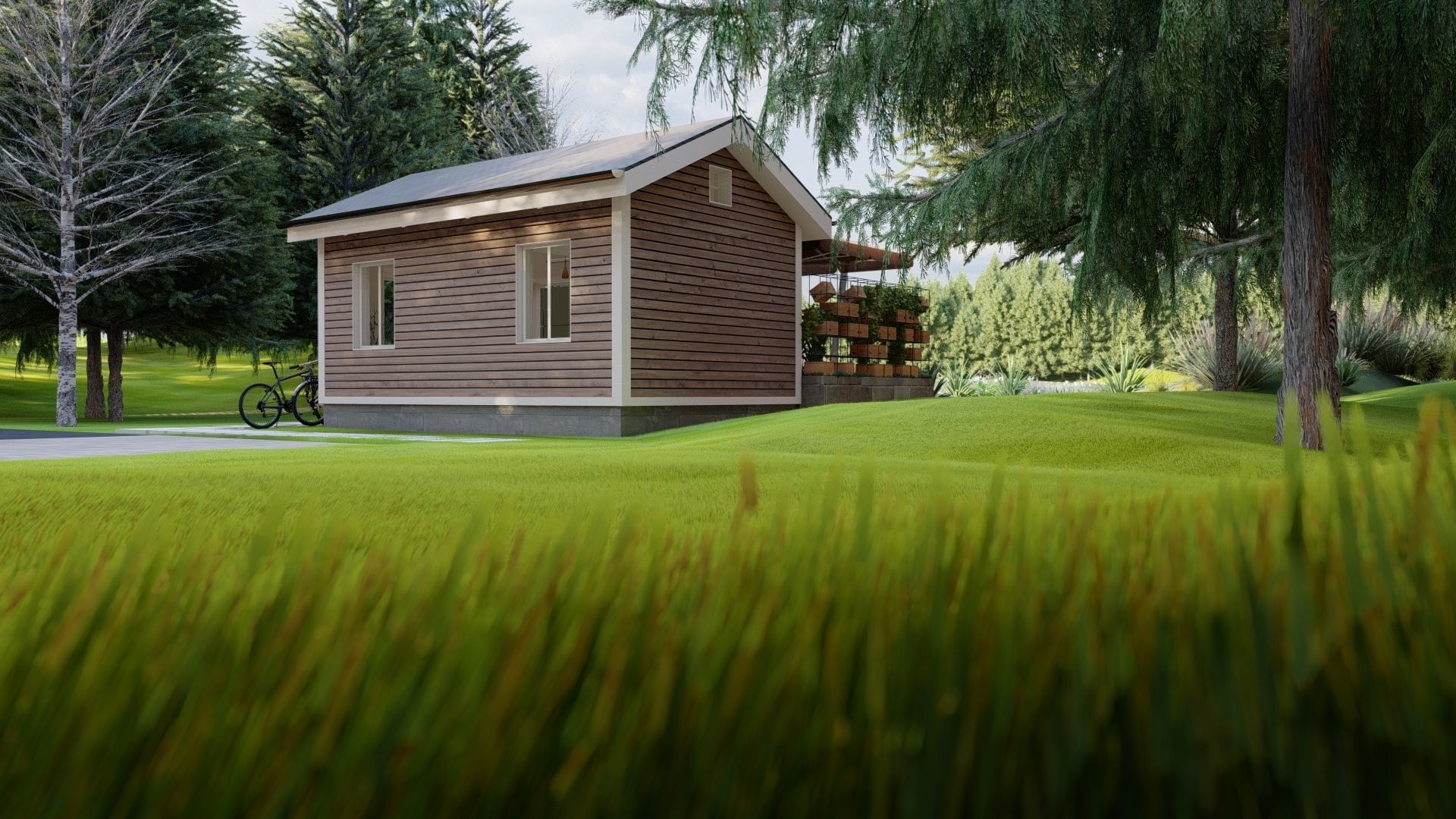 House - Exterior-Interior Scene 3D model 3D model_2