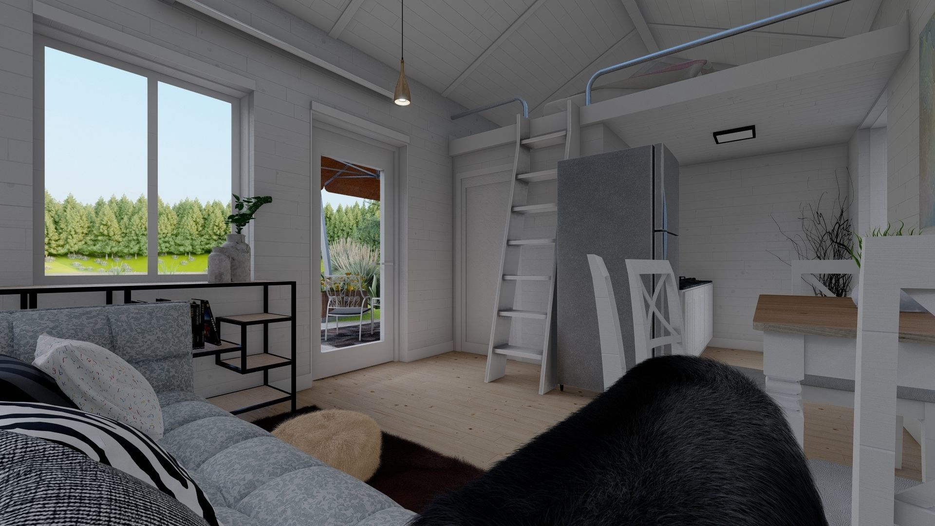 House - Exterior-Interior Scene 3D model 3D model_9