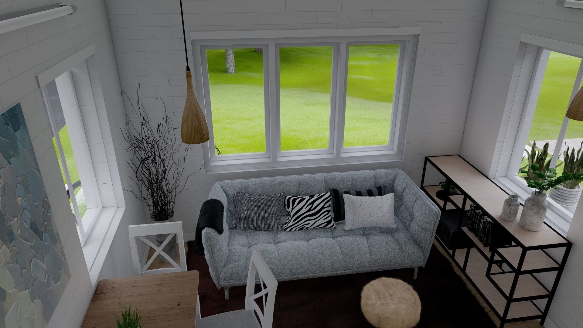 House - Exterior-Interior Scene 3D model 3D model_10