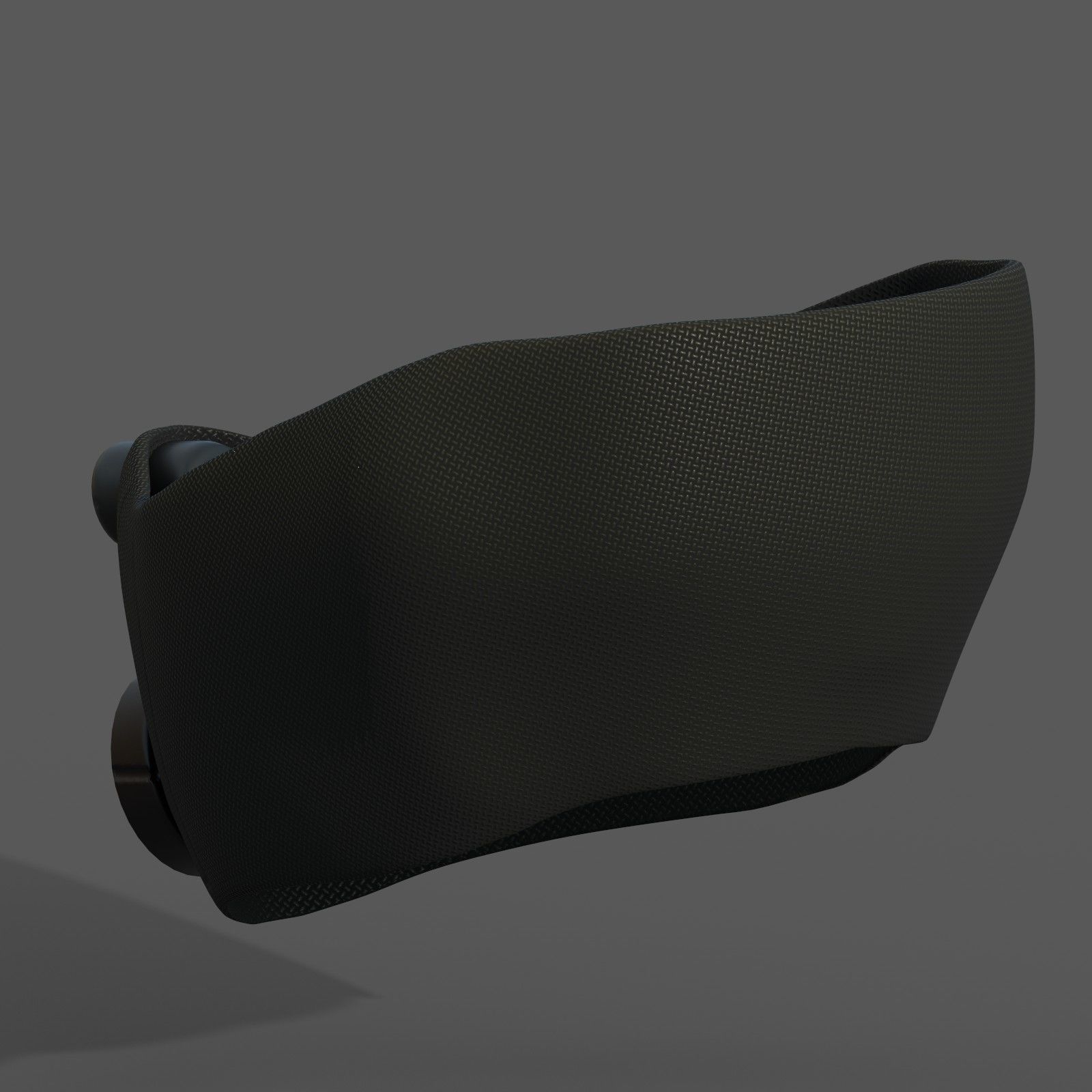 Gas mask helmet 3d model scifi Low-poly Low-poly 3D model_4