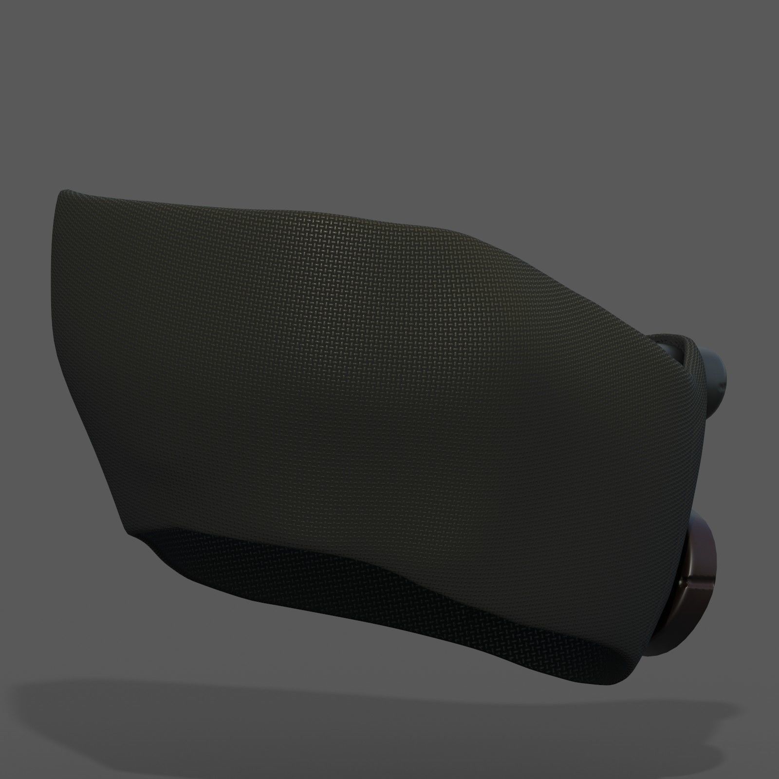 Gas mask helmet 3d model scifi Low-poly Low-poly 3D model_6