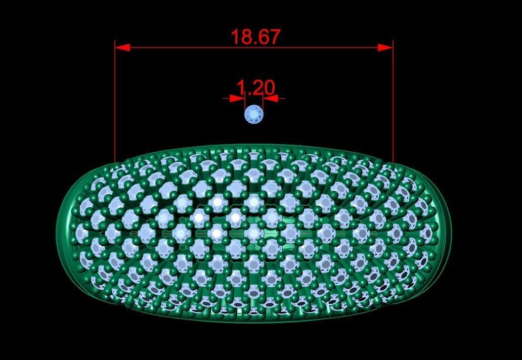 JEWELLERY ball with diamonds 3D model_1