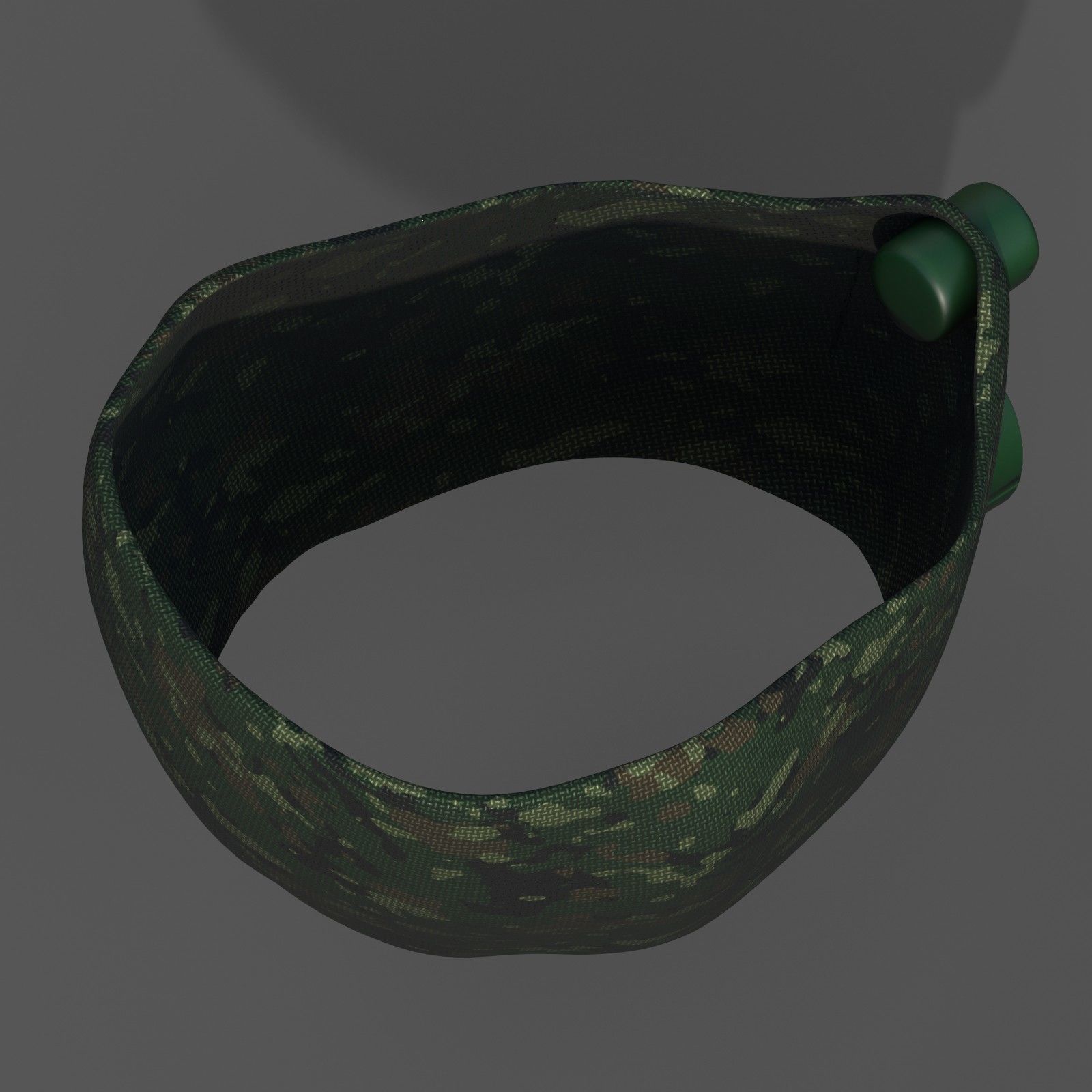 Gas mask helmet 3d model scifi Low-poly Low-poly 3D model_6