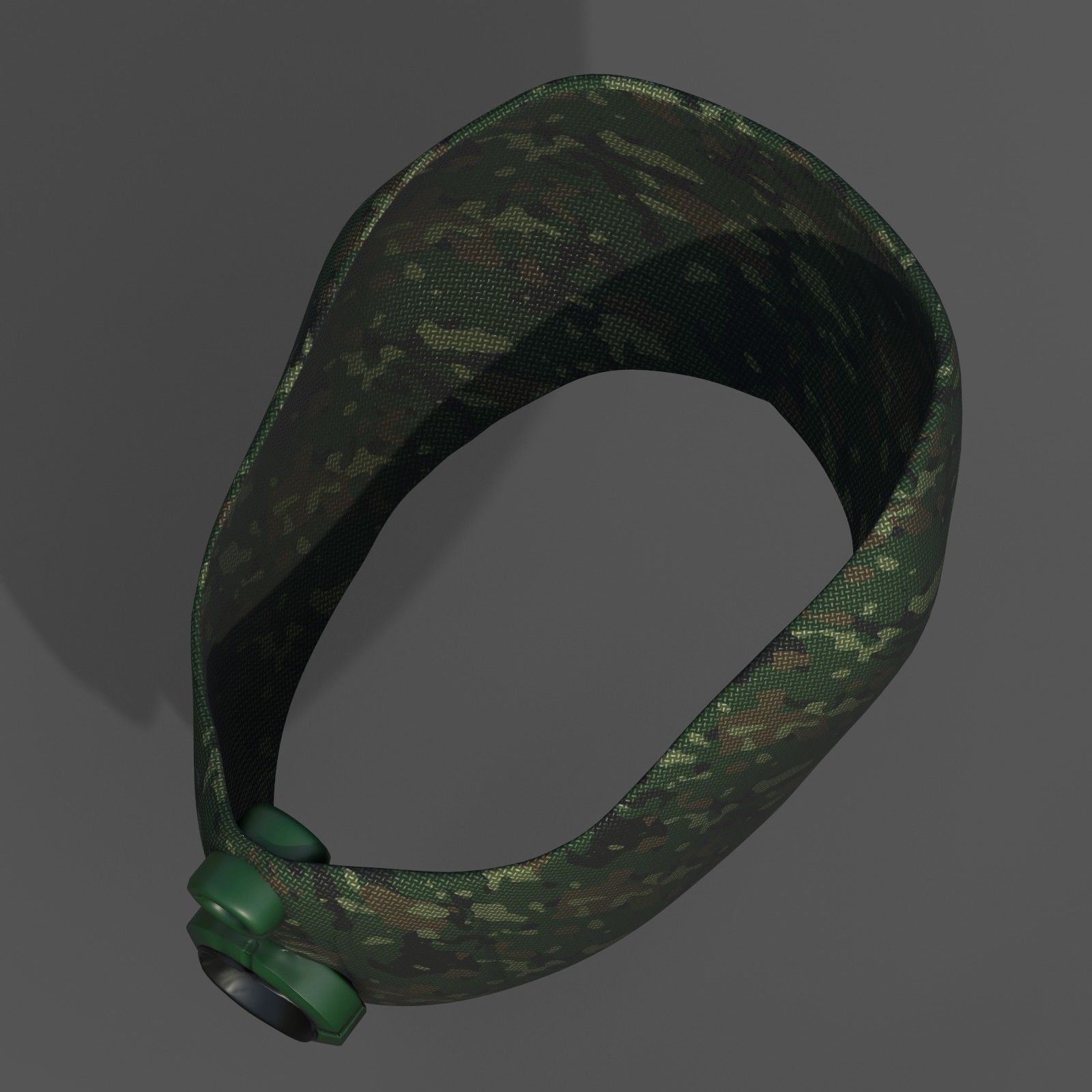 Gas mask helmet 3d model scifi Low-poly Low-poly 3D model_4