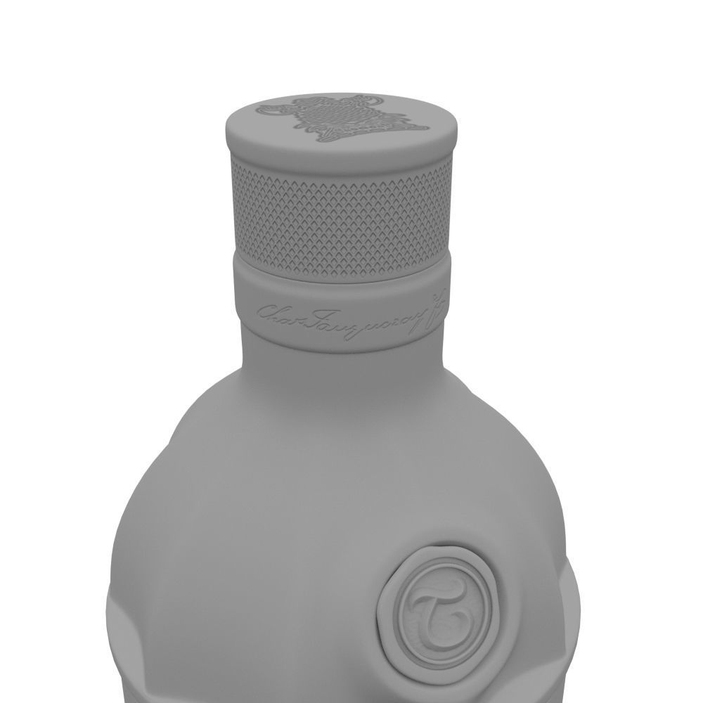 Tanqueray No 10 70cl Bottle 3D model_22