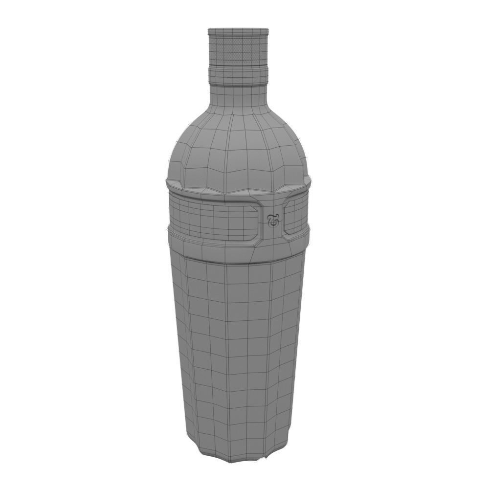Tanqueray No 10 70cl Bottle 3D model_33