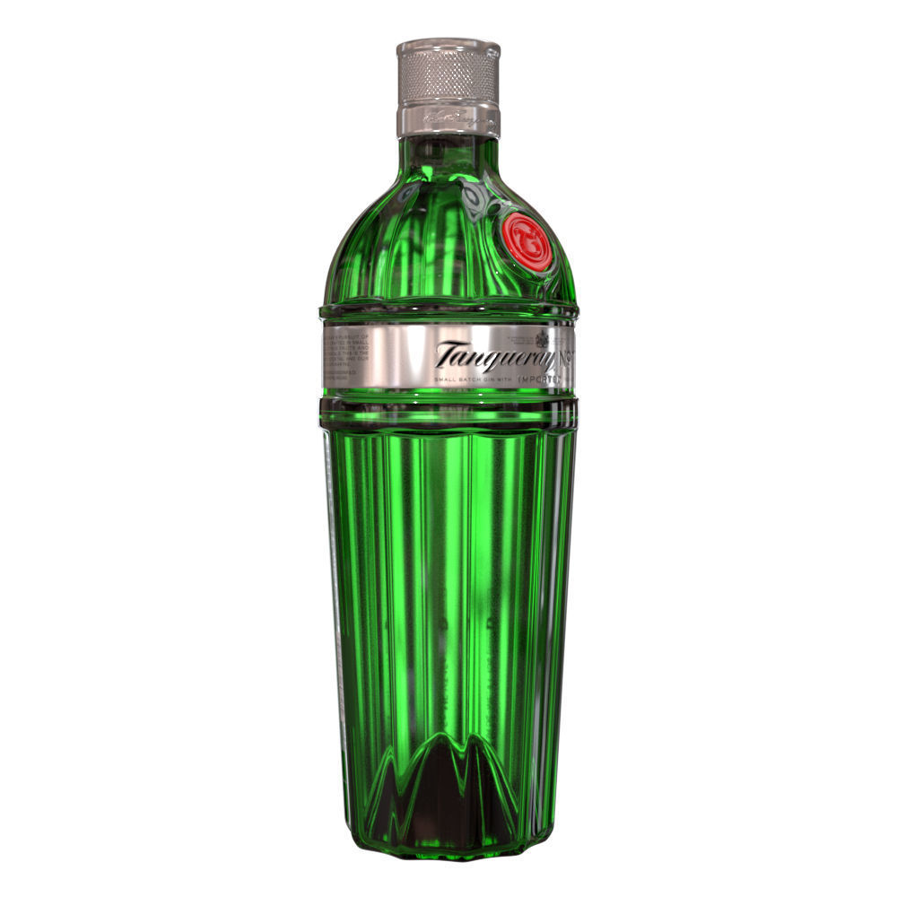 Tanqueray No 10 70cl Bottle 3D model_2