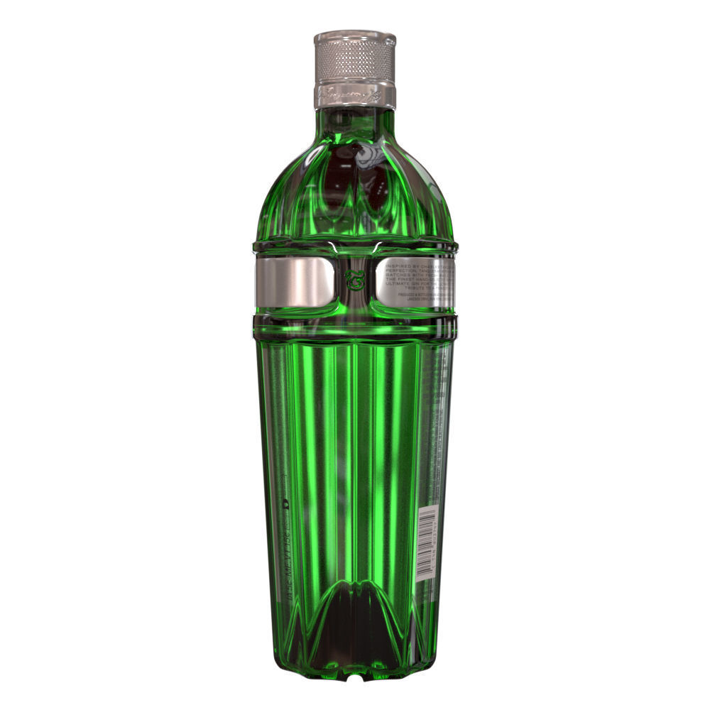 Tanqueray No 10 70cl Bottle 3D model_5
