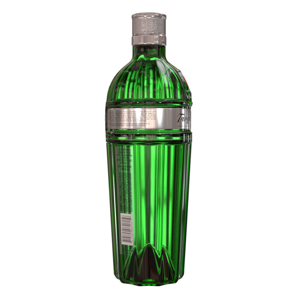 Tanqueray No 10 70cl Bottle 3D model_3