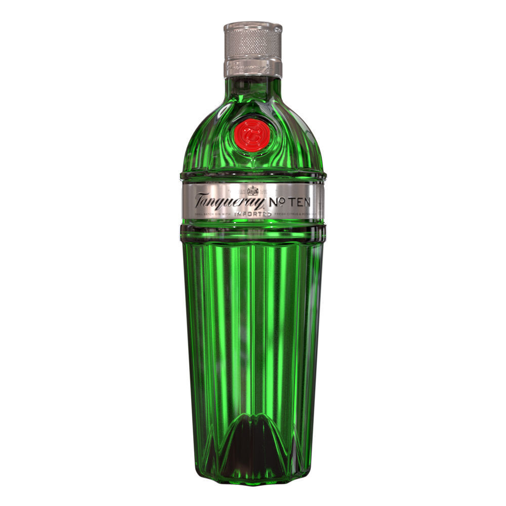 Tanqueray No 10 70cl Bottle 3D model_1