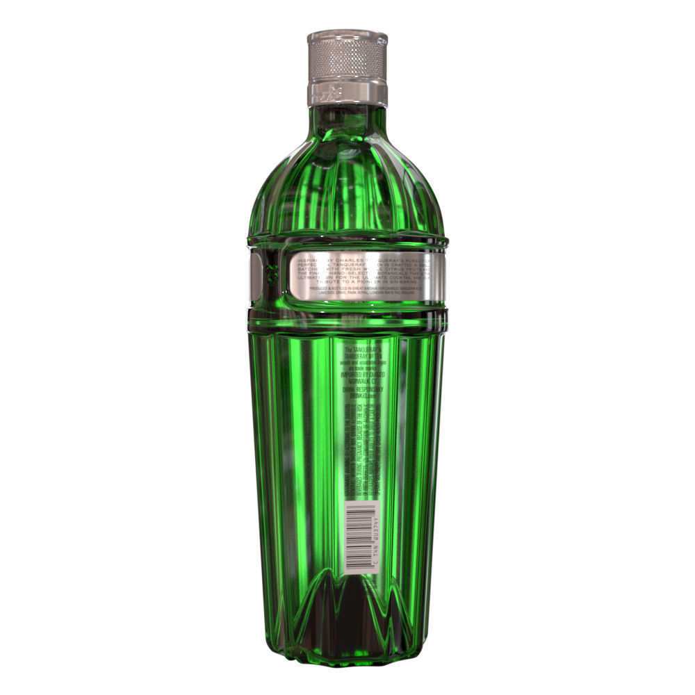 Tanqueray No 10 70cl Bottle 3D model_4
