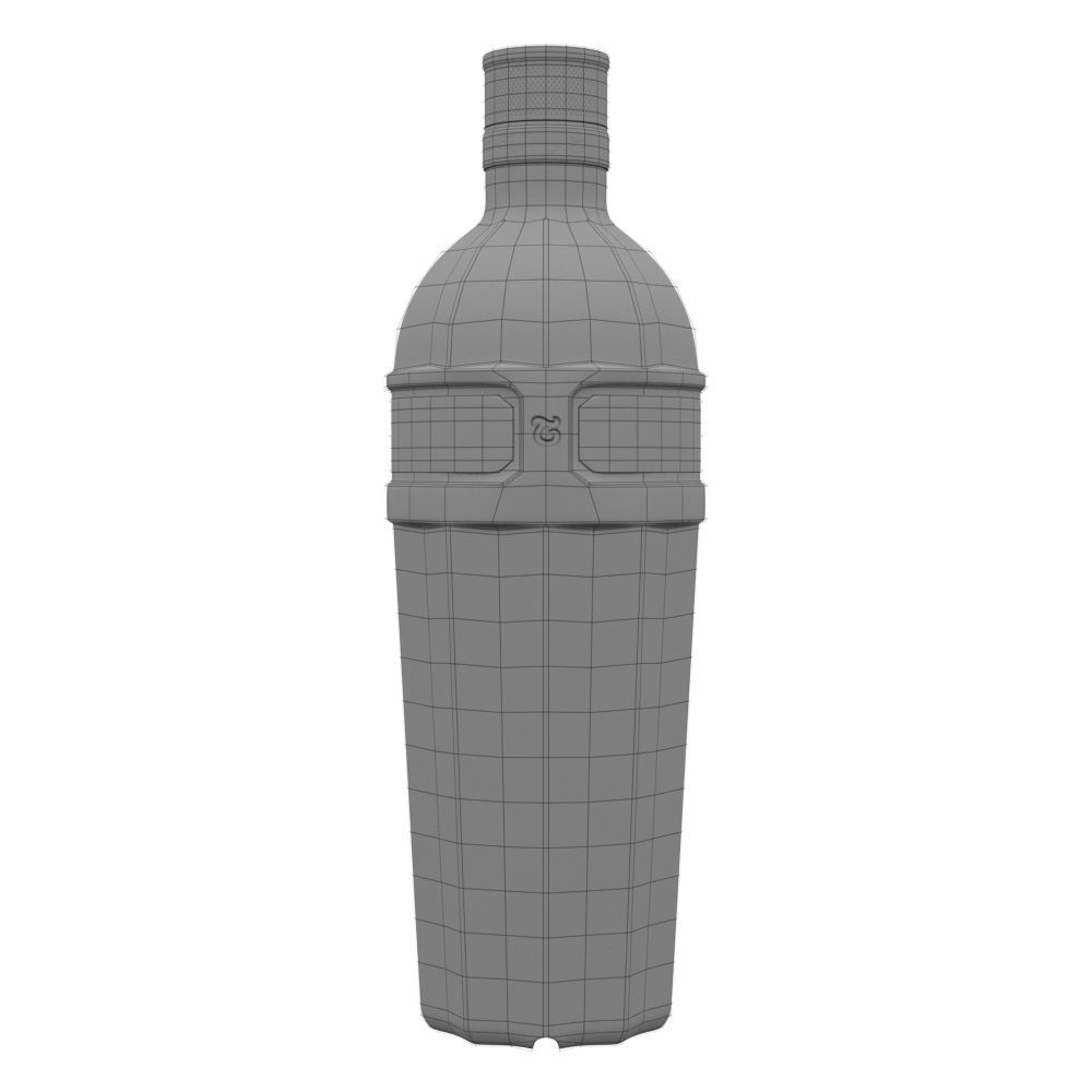 Tanqueray No 10 70cl Bottle 3D model_28