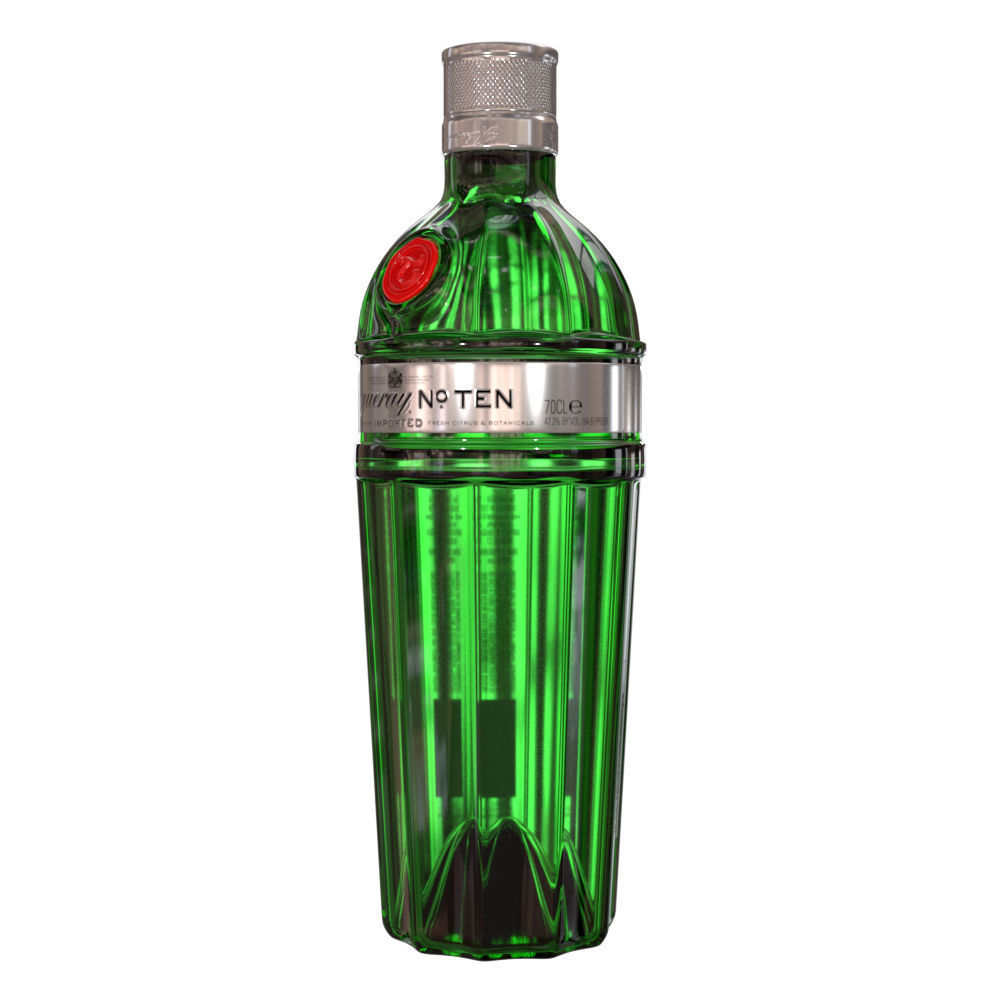 Tanqueray No 10 70cl Bottle 3D model_8