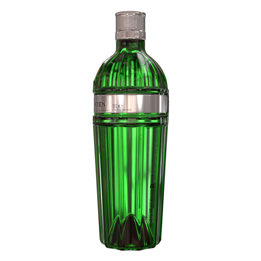 Tanqueray No 10 70cl Bottle 3D model_7
