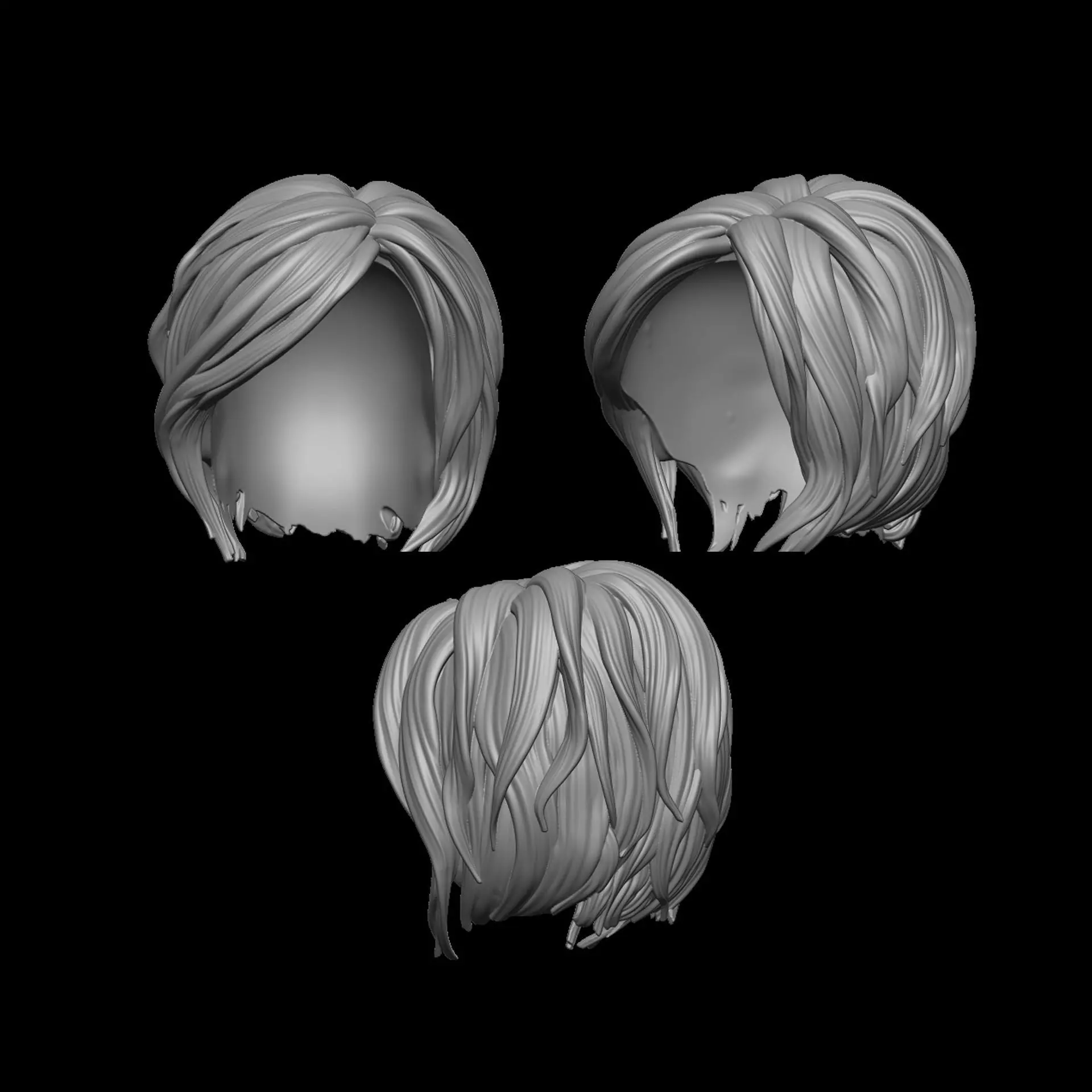 hair 3 3D print model