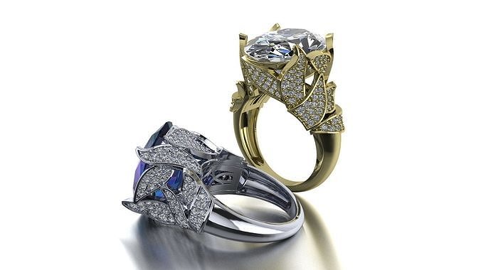 Nature ring 3D print model
