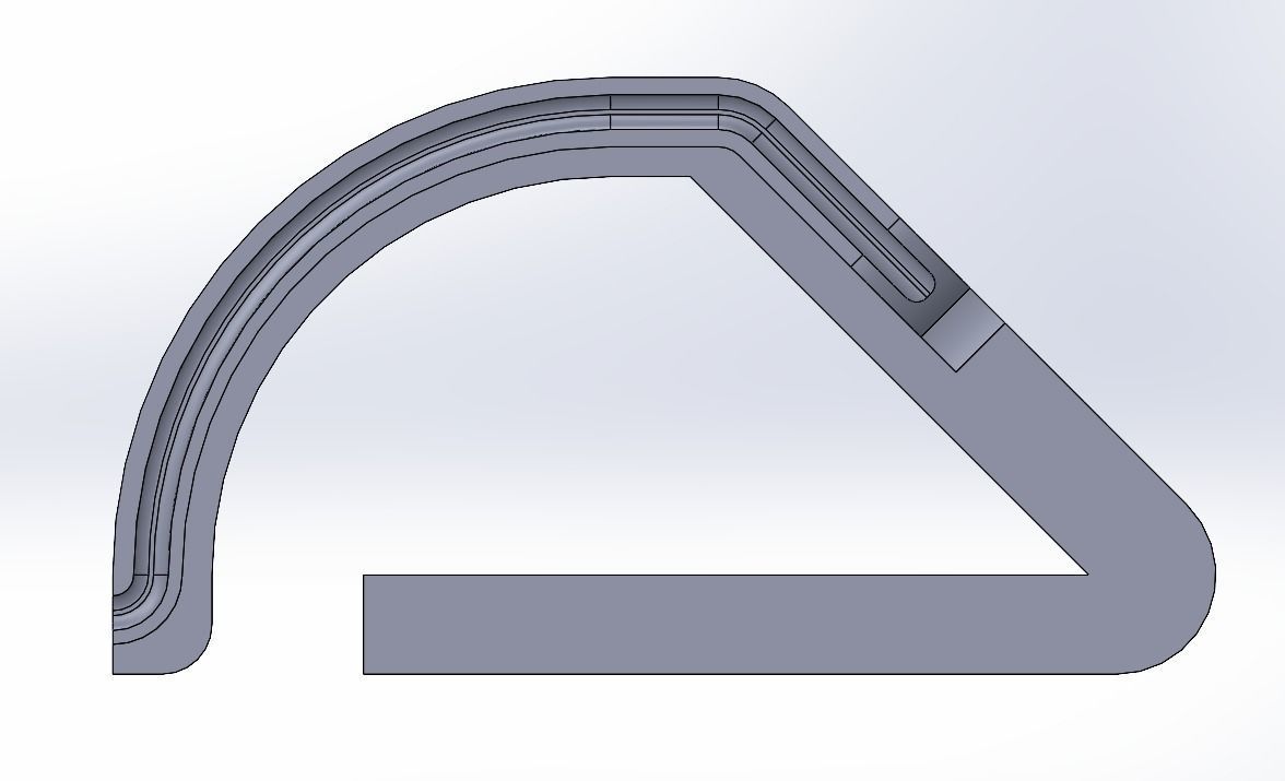 Charge station for Samsung Galaxy Watch and Watch Active2 3D print model_4