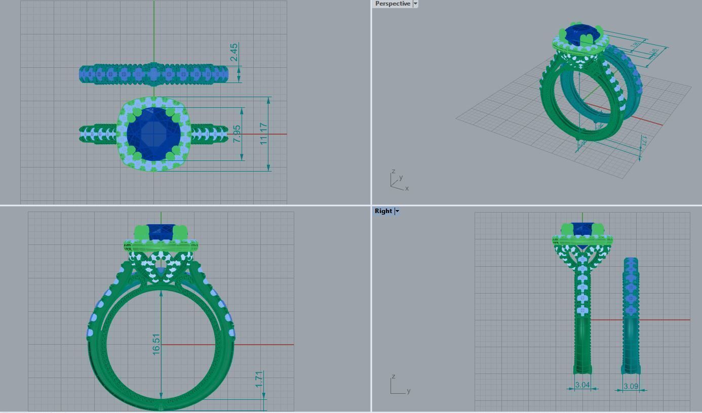 verragio rings 69 3D print model_3