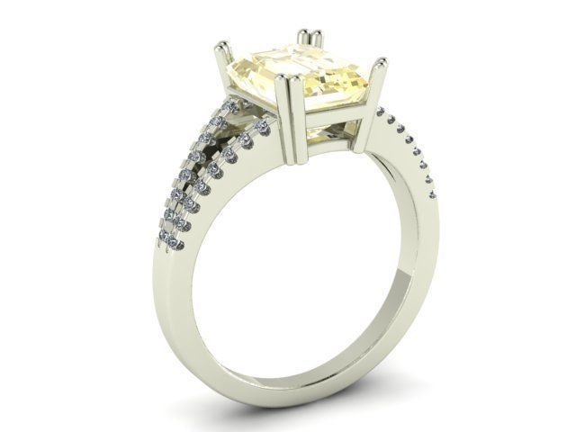 diamond ring 68 3D print model_1