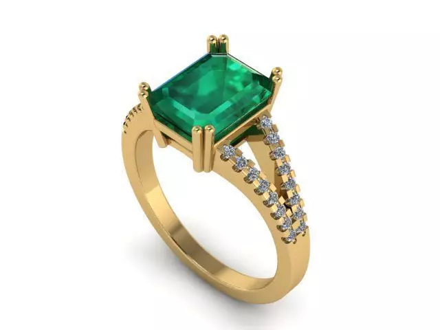 diamond ring 68 3D print model_0