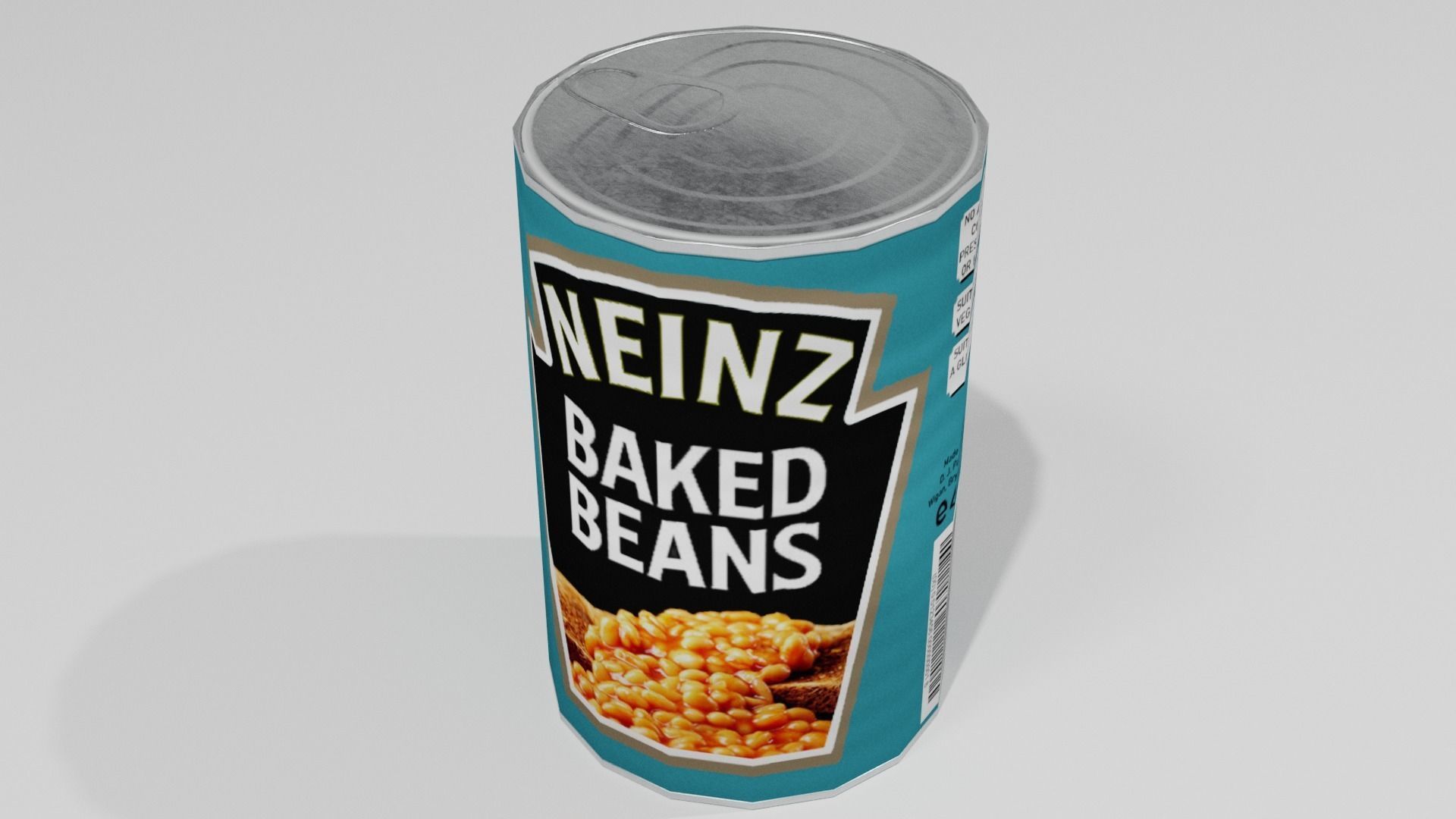 Low poly cans can of tomato soup Low-poly 3D model_14