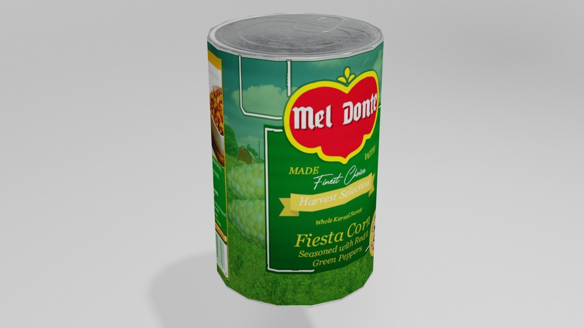 Low poly cans can of tomato soup Low-poly 3D model_15