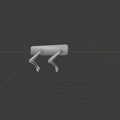 Robo Dog 3D Model Low-poly 3D model_2