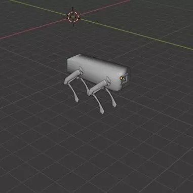Robo Dog 3D Model Low-poly 3D model_0